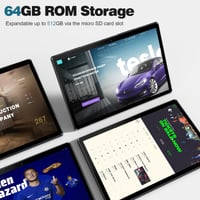 PRITOM M10 10 colos Android tablet 4GB RAM 64GB ROM - fekete 2