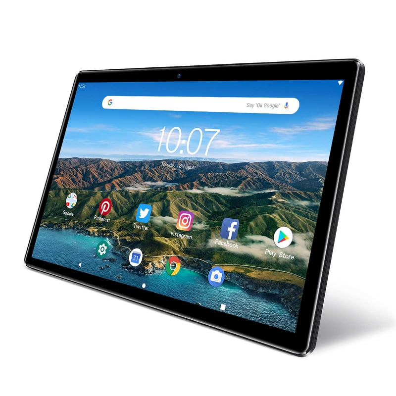 PRITOM M10 10 colos Android tablet 4GB RAM 64GB ROM - fekete
