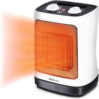 Pro Breeze 2000W Kerámia Ventilátoros Fűtőtest Automatikus Lengéssel Fehér 1