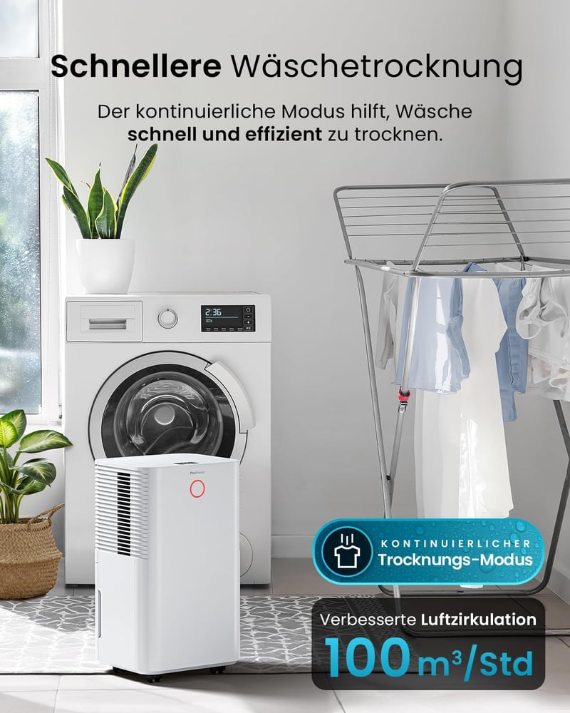 Pro Breeze OmniDry 12L páramentesítő digitális kijelzővel és időzítővel