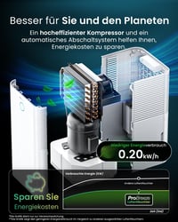 Pro Breeze OmniDry 12L páramentesítő digitális kijelzővel és időzítővel 4