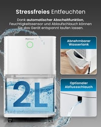 Pro Breeze OmniDry 12L páramentesítő digitális kijelzővel és időzítővel 3