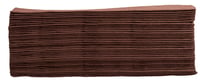 Pro Nappe 50 ks Papierové obrúsky s mikroreliéfom 20x20 cm 2-vrstvové čokoládovo hnedé 4