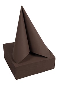 Pro Nappe 50 ks Papierové obrúsky s mikroreliéfom 20x20 cm 2-vrstvové čokoládovo hnedé 6
