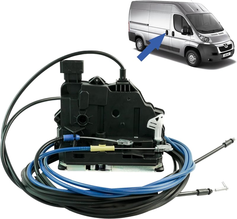 Pro-Plip Jobb Oldali Ajtózár Mechanizmus - Kompatibilis Jumper 3, Ducato 3, Boxer 3 Modellekhez - 1633563680 Alkatrész