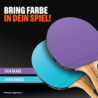 Set palete de tenis de masă PRO-SPIN - Paletă de ping-pong premium, mingi de 3 stele și geantă portabilă 6