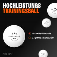Set palete de tenis de masă PRO-SPIN - Paletă de ping-pong premium, mingi de 3 stele și geantă portabilă 7