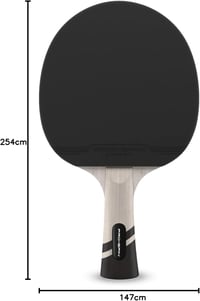PRO SPIN Karbon Pingpong Ütő - Professzionális Lila Limitált Kiadás, 2.0 mm Szivacs, Kiváló Pörgetés és Pontosság, Védőtokkal, Középhaladó J - 1 Pack | Purple 10