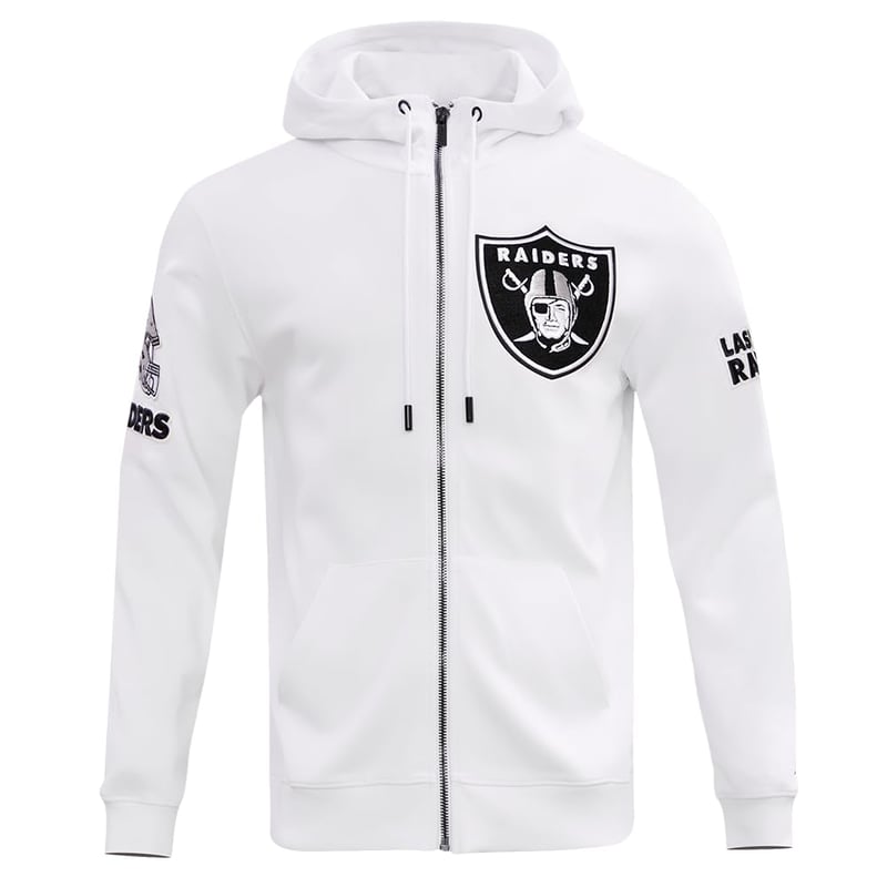Muška NFL majica s kapuljačom i patentnim zatvaračem Pro Standard Detroit Lions, bijela, veličina 2XL