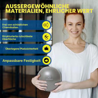 ProBody Pilates malá gymnastická lopta 9-palcová barre lopta cvičebná lopta na stabilitu, brušné svaly, core, fyzioterapiu, domov, posilňovňu, kanceláriu, ružová 5