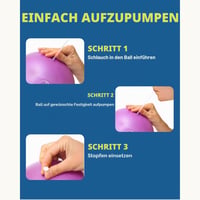 ProBody Pilates malá gymnastická lopta 9-palcová barre lopta cvičebná lopta na stabilitu, brušné svaly, core, fyzioterapiu, domov, posilňovňu, kanceláriu, ružová 6