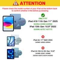 ProCase 2 ks 9H tvrdené sklo na ochranu obrazovky pre iPad 10. generácie 10,9 palca 2022 a iPad 11 palcov A16 – Priehľadná ochranná fólia na displej 2