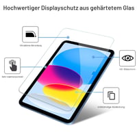 ProCase 2 ks 9H tvrdené sklo na ochranu obrazovky pre iPad 10. generácie 10,9 palca 2022 a iPad 11 palcov A16 – Priehľadná ochranná fólia na displej 3