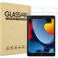 ProCase 2 ks ochranné tvrdené sklo na displej pre iPad 10,2 palca 9./8./7. generácia 2021/2020/2019 – 9H priehľadná sklenená fólia A2602 A2603 A2270 A2197 1