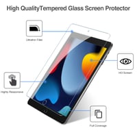 ProCase 2 ks ochranné tvrdené sklo na displej pre iPad 10,2 palca 9./8./7. generácia 2021/2020/2019 – 9H priehľadná sklenená fólia A2602 A2603 A2270 A2197 3