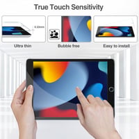 ProCase 2 ks ochranné tvrdené sklo na displej pre iPad 10,2 palca 9./8./7. generácia 2021/2020/2019 – 9H priehľadná sklenená fólia A2602 A2603 A2270 A2197 5