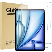ProCase 2 ks tvrdené sklo na displej pre iPad Air 11 palcov M4/M3/M2 (2026/2025/2024) 6./7./8. generácia, ochranná fólia na displej s tvrdosťou 9H 1