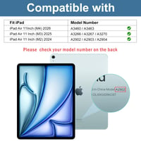 ProCase 2 ks tvrdené sklo na displej pre iPad Air 11 palcov M4/M3/M2 (2026/2025/2024) 6./7./8. generácia, ochranná fólia na displej s tvrdosťou 9H 2