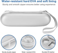 ProCase Elektromos Fogkefe Tok Oral-B és Philips Sonicare Utazáshoz Ezüst 5