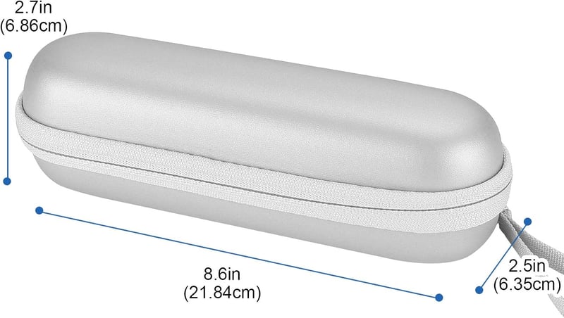 ProCase Elektromos Fogkefe Tok Oral-B és Philips Sonicare Utazáshoz Ezüst
