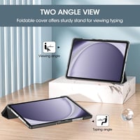 ProCase Samsung Galaxy Tab A9+ (11") okos tok, háromrészes, állvánnyal, automata alvás/ébresztés - fekete 4