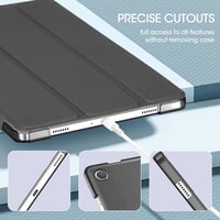 ProCase Samsung Galaxy Tab A9+ (11") okos tok, háromrészes, állvánnyal, automata alvás/ébresztés - fekete 7