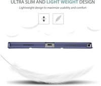 ProCase Galaxy Tab A8 10,5" (SM-X200/X205) háromszoros kihajtható tok állvánnyal - sötétkék 5