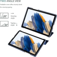ProCase Galaxy Tab A8 10,5" (SM-X200/X205) háromszoros kihajtható tok állvánnyal - sötétkék 6