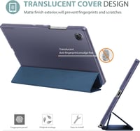 ProCase Galaxy Tab A8 10,5" (SM-X200/X205) háromszoros kihajtható tok állvánnyal - sötétkék 4
