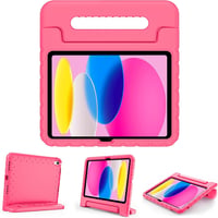 ProCase iPad 10-11 generációs gyermek tok ütésálló állvánnyal rózsaszín 1