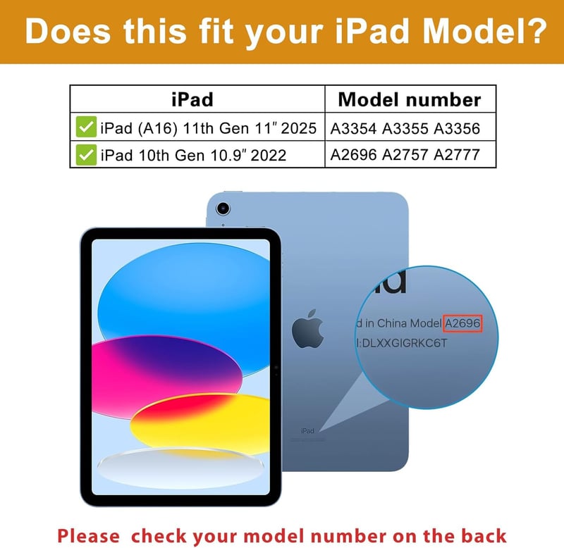 ProCase iPad 10/11 generációs gyermek tok állvánnyal, ütésálló, könnyű, magenta