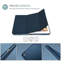 Husă ProCase pentru iPad 9,7 inchi (2017/2018, generația a 5-a și a 6-a) - Smart Case ultra-subțire și ușoară, cu suport și spate transparent, funcție Auto Sleep/Wake 3