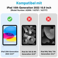 Husă ProCase pentru iPad 11 inchi (A16) 2025 – Husă de protecție pentru tabletă Apple iPad 11" 2