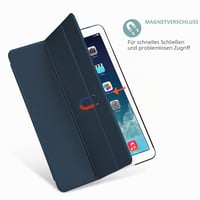 ProCase iPad Air 1 9,7-palcové tenké inteligentné puzdro, námornícka modrá, A1474 A1475 A1476, priehľadný matný zadný kryt, funkcia stojana, ľahké ochranné puzdro 8