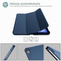 Inteligentný kryt ProCase pre iPad Air 10,9" (4. gen. 2020 / 5. gen. 2022) – tmavomodrý 6