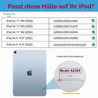 Inteligentný kryt ProCase pre iPad Air 10,9" (4. gen. 2020 / 5. gen. 2022) – tmavomodrý 2