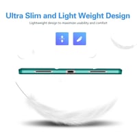 Husă ProCase pentru iPad Pro 11 inchi 2022/2021/2020 (generația 4/3/2), husă de protecție pliabilă în trei, carcasă tip Smart Case ultra-subțire, ușoară, cu funcție de suport - Verde smarald 9