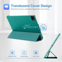 Husă ProCase pentru iPad Pro 11 inchi 2022/2021/2020 (generația 4/3/2), husă de protecție pliabilă în trei, carcasă tip Smart Case ultra-subțire, ușoară, cu funcție de suport - Verde smarald 3