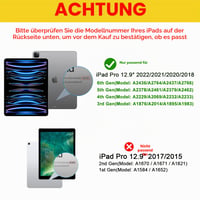 Inteligentný kryt ProCase pre iPad Pro 12.9 (2022, 2021, 2020, 2018 – 3., 4., 5., 6. generácia) – tenké trojdielne ochranné puzdro so stojanom a priesvitným zadným krytom, zelené 2