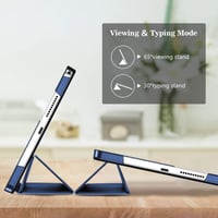 Puzdro ProCase pre Lenovo Tab 2025 10,1", s funkciou inteligentného prebudenia/spánku, nárazuvzdorný Smart Cover, ultraľahké – námornícka modrá 3