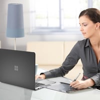 ProCase Microsoft Surface Laptop 7 13.8" kemény tok fekete - ultravékony védőtok 2024 8