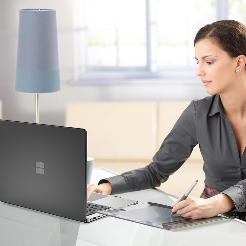 ProCase Microsoft Surface Laptop 7 13.8" kemény tok fekete - ultravékony védőtok 2024