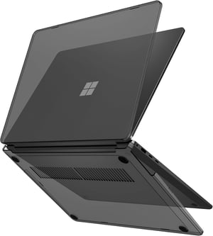 ProCase tvrda maska za Microsoft Surface Laptop 7 13.8" crna - ultra tanka zaštitna maska 2024