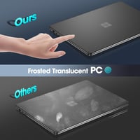 ProCase Microsoft Surface Laptop 7 13.8" kemény tok fekete - ultravékony védőtok 2024 7
