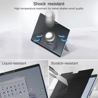 ProCase Microsoft Surface Pro 11/10/9 Privacy üvegfólia 9H edzett üveg 5
