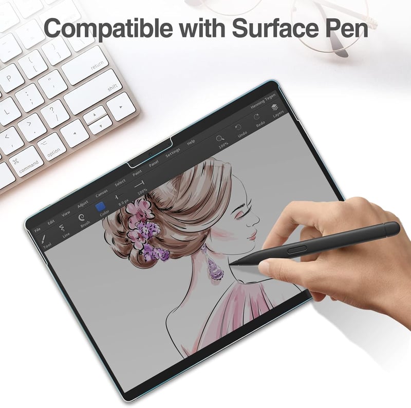 ProCase Microsoft Surface Pro 11/10/9 Privacy üvegfólia 9H edzett üveg