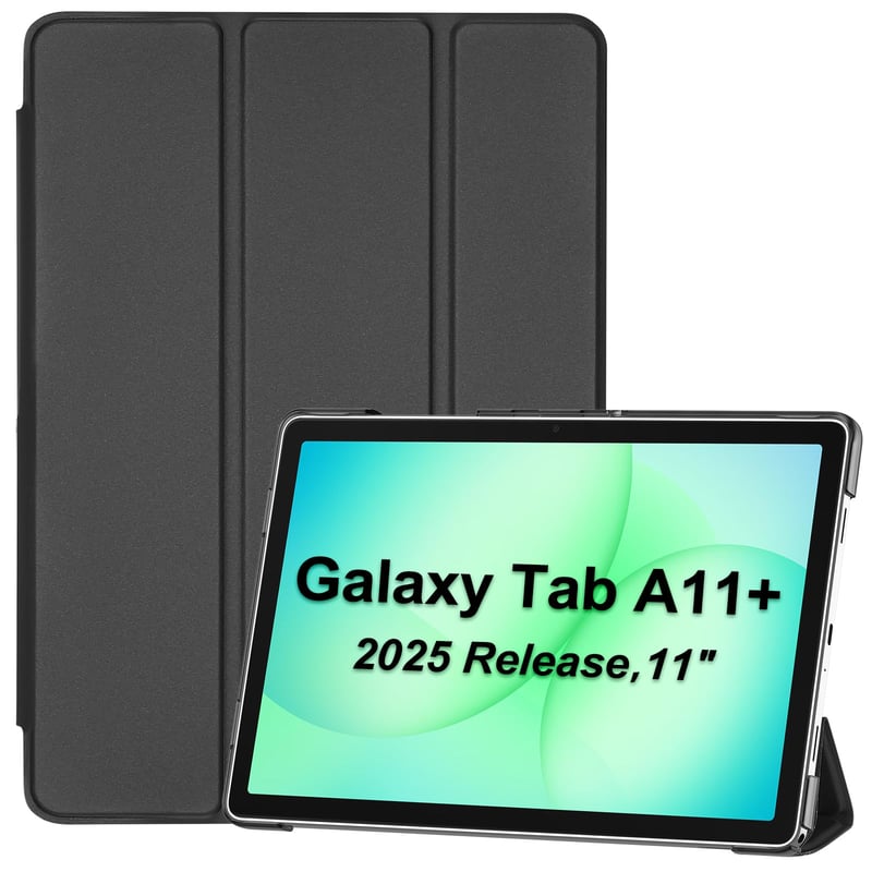 Puzdro na tablet ProCase Samsung Galaxy Tab A11+ / A9+ 11" s funkciou automatického uspania/prebudenia – čierne