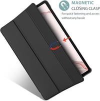 ProCase Galaxy Tab S8 / S7 11" slim tok átlátszó matt hátlappal - fekete 5