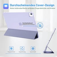 Puzdro ProCase pre 12,9-palcový iPad Pro 2022/2021/2020/2018 (6./5./4./3. gen), ľahký, tenký, tvrdý ochranný kryt Smart Case, fialové 4