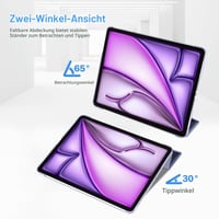Puzdro ProCase pre 12,9-palcový iPad Pro 2022/2021/2020/2018 (6./5./4./3. gen), ľahký, tenký, tvrdý ochranný kryt Smart Case, fialové 5